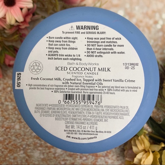 Bath & Body Works Other Bath And Body Works Bbw Iced Coconut Milk 3